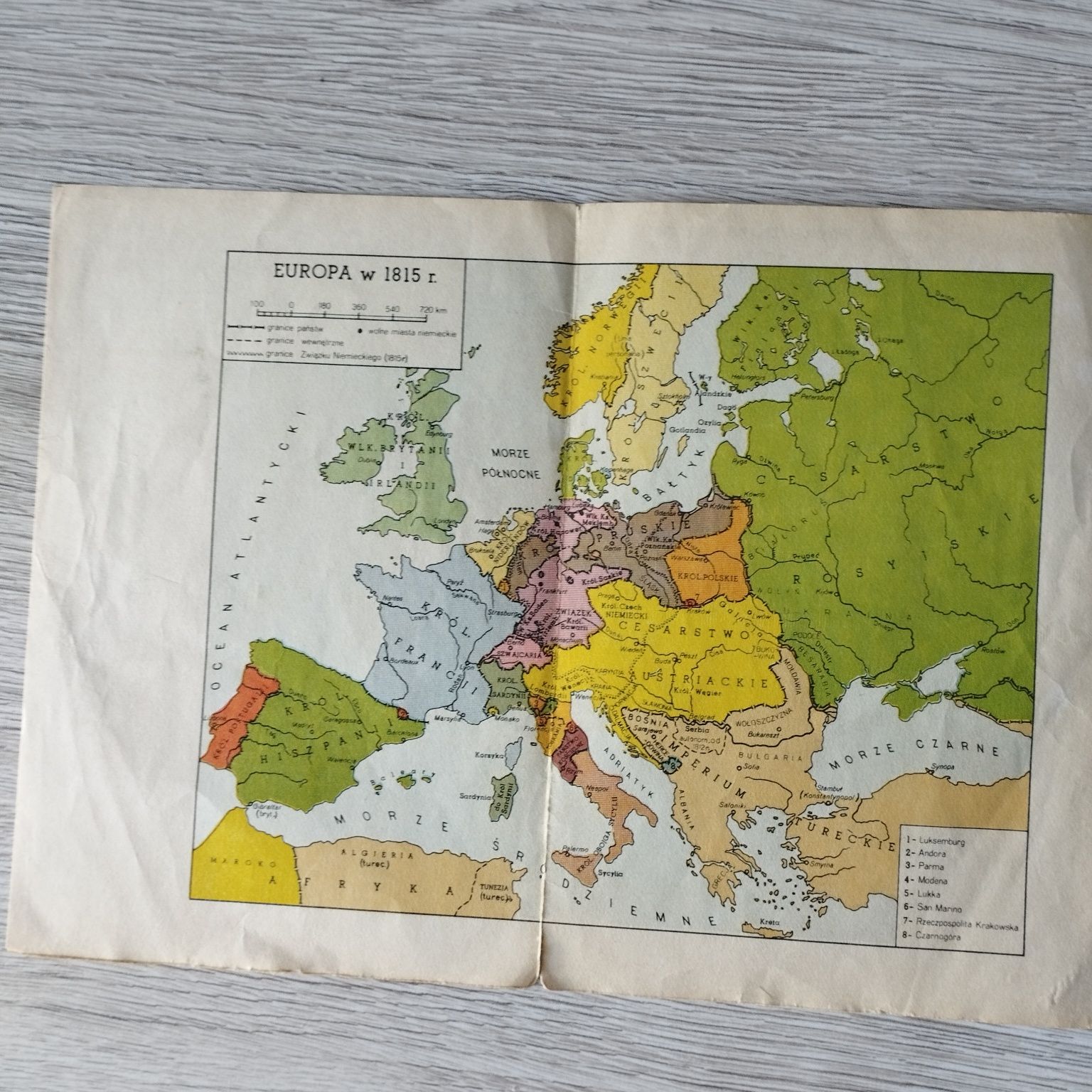 Mapki do podręcznika historii dla klas drugiej technikum Europa 1789 E