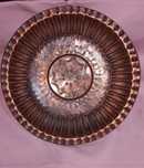 Prato decorativo em cobre