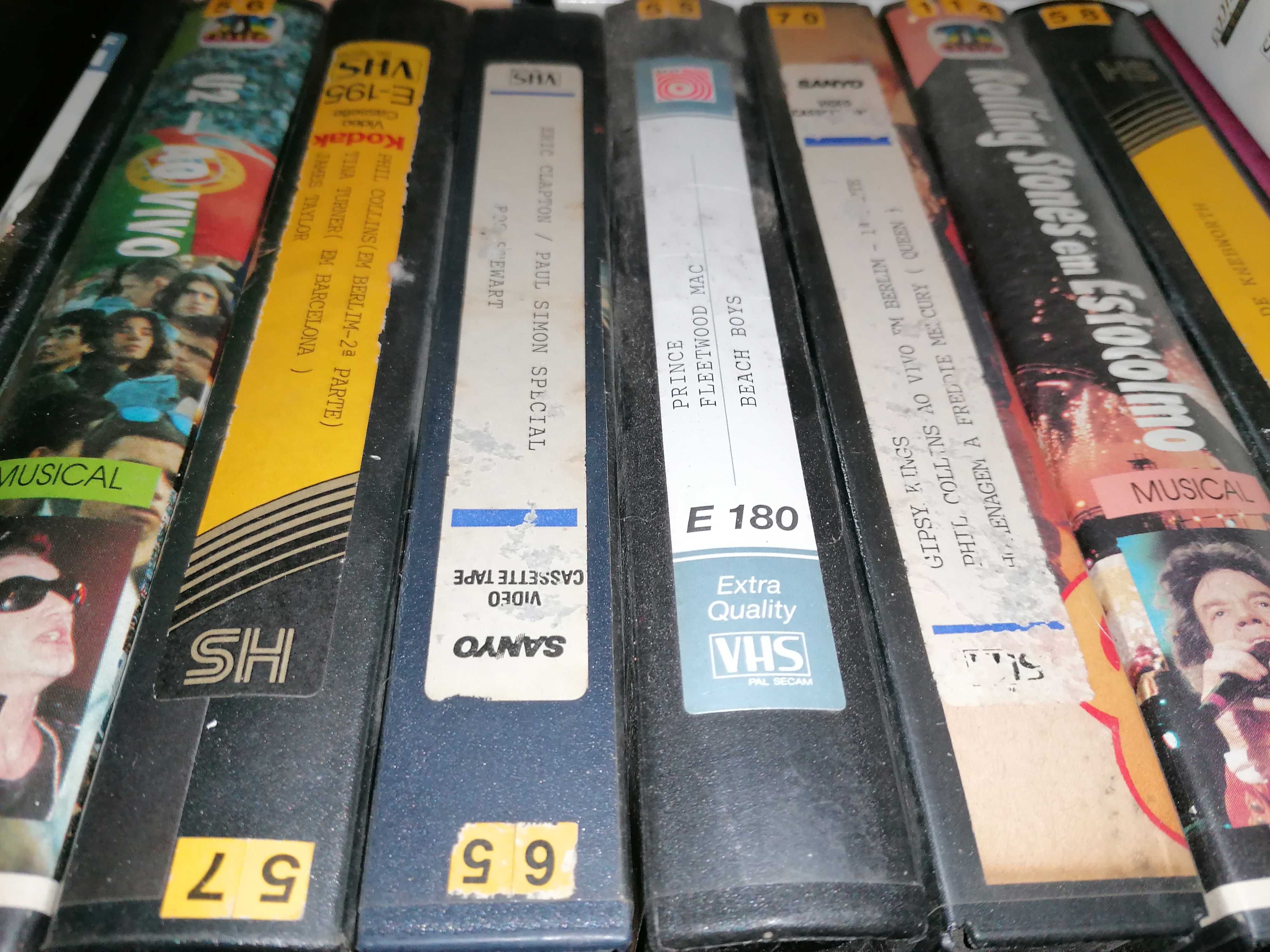 Cassete VHS da Vida Selvagem, concertos Música, Filmes portugueses