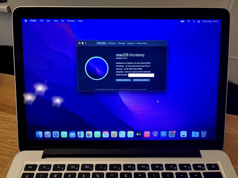 MacBook Pro i7 16GB 512SSD (Retina 13 polegadas, início de 2015)