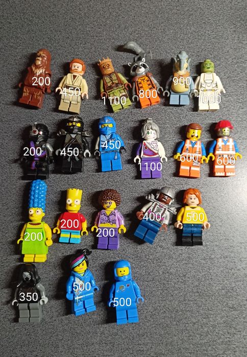 Мініфігурки Lego [ninja turtles, lego movie, star wars, minifigures