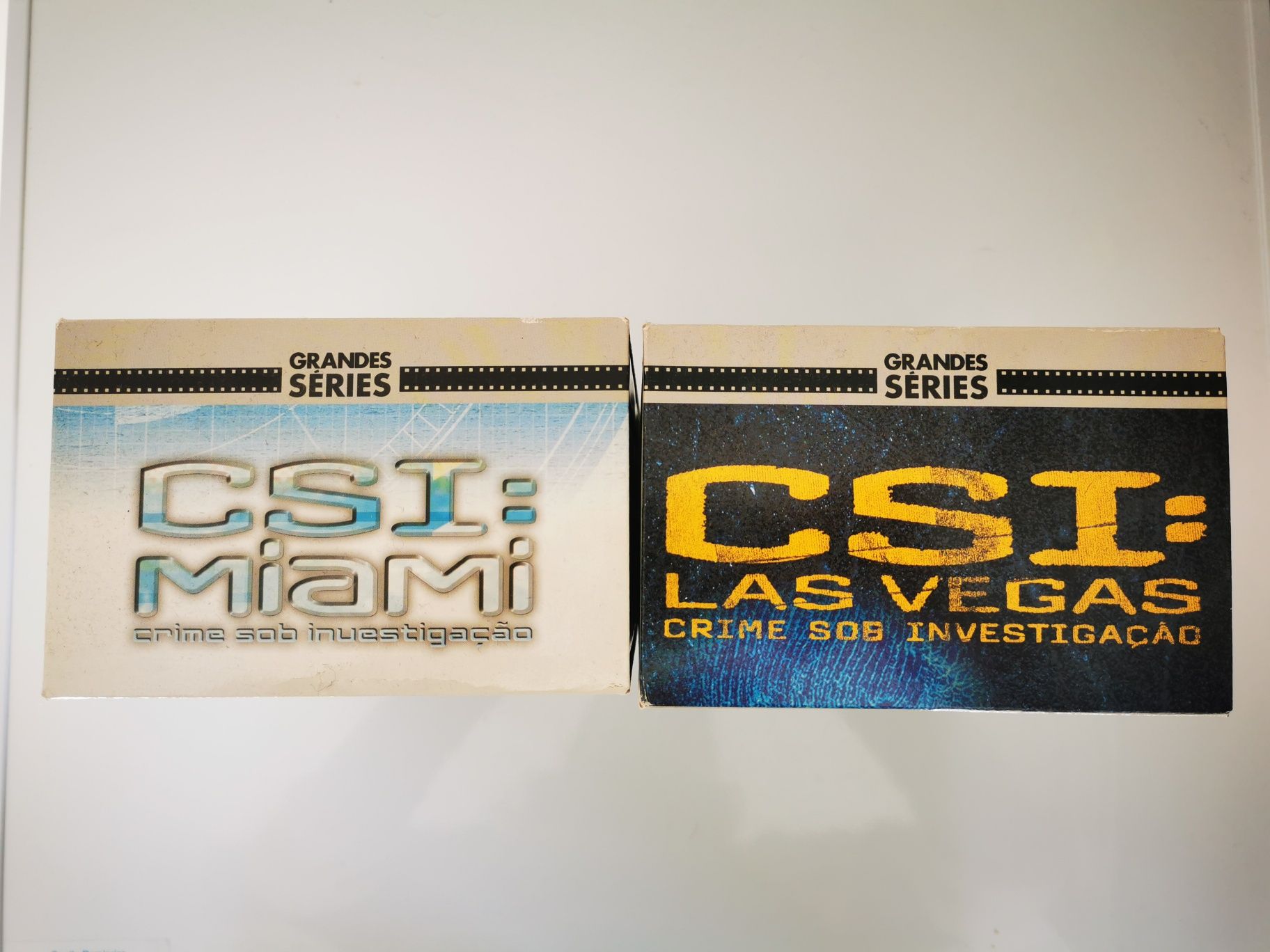 DVD série CSI Miami e CSI Las Vegas