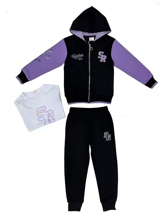 Dres 3 części dziewczęcy 110/116