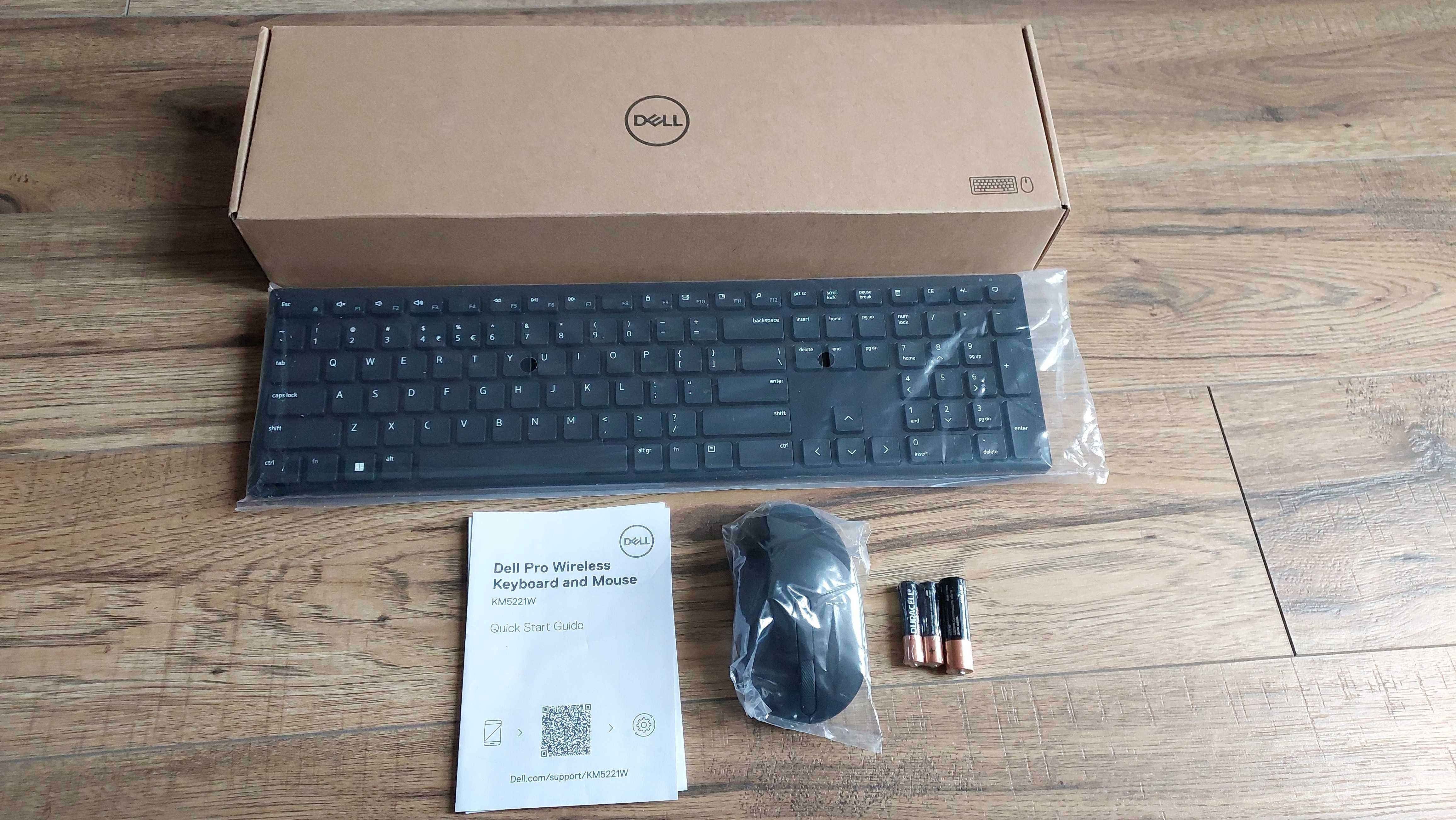 Bezprzewodowa mysz i klawiatura Dell - KM5221W nowa nigdy nie używana