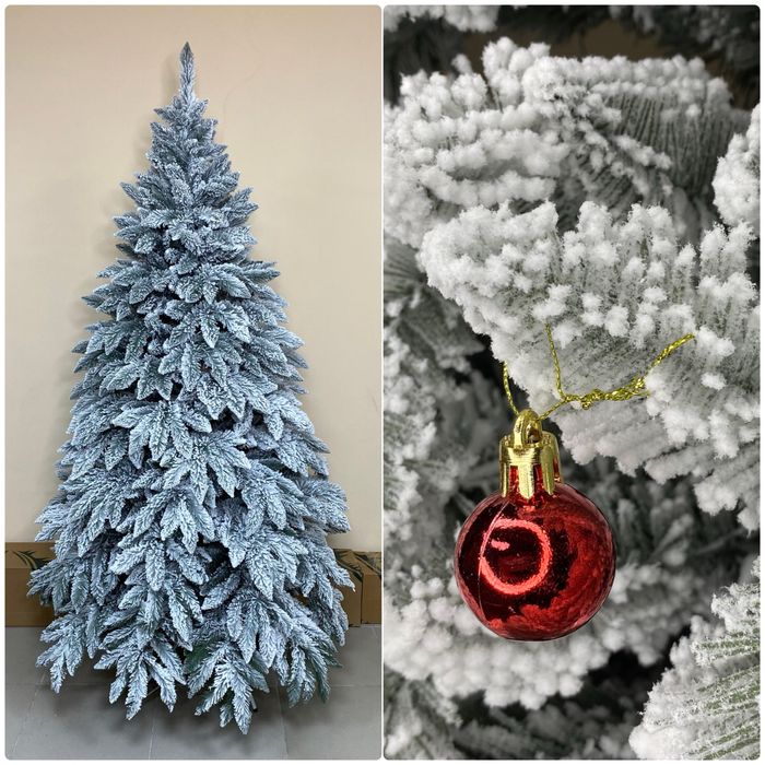 Аляска Традиційна Засніжена ялинка штучна. Искусственная ёлка ель елки