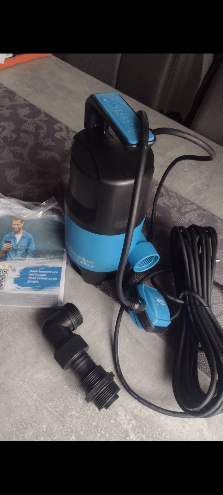 pompa do wody zatapialna Gude 400 W 7500 l/h