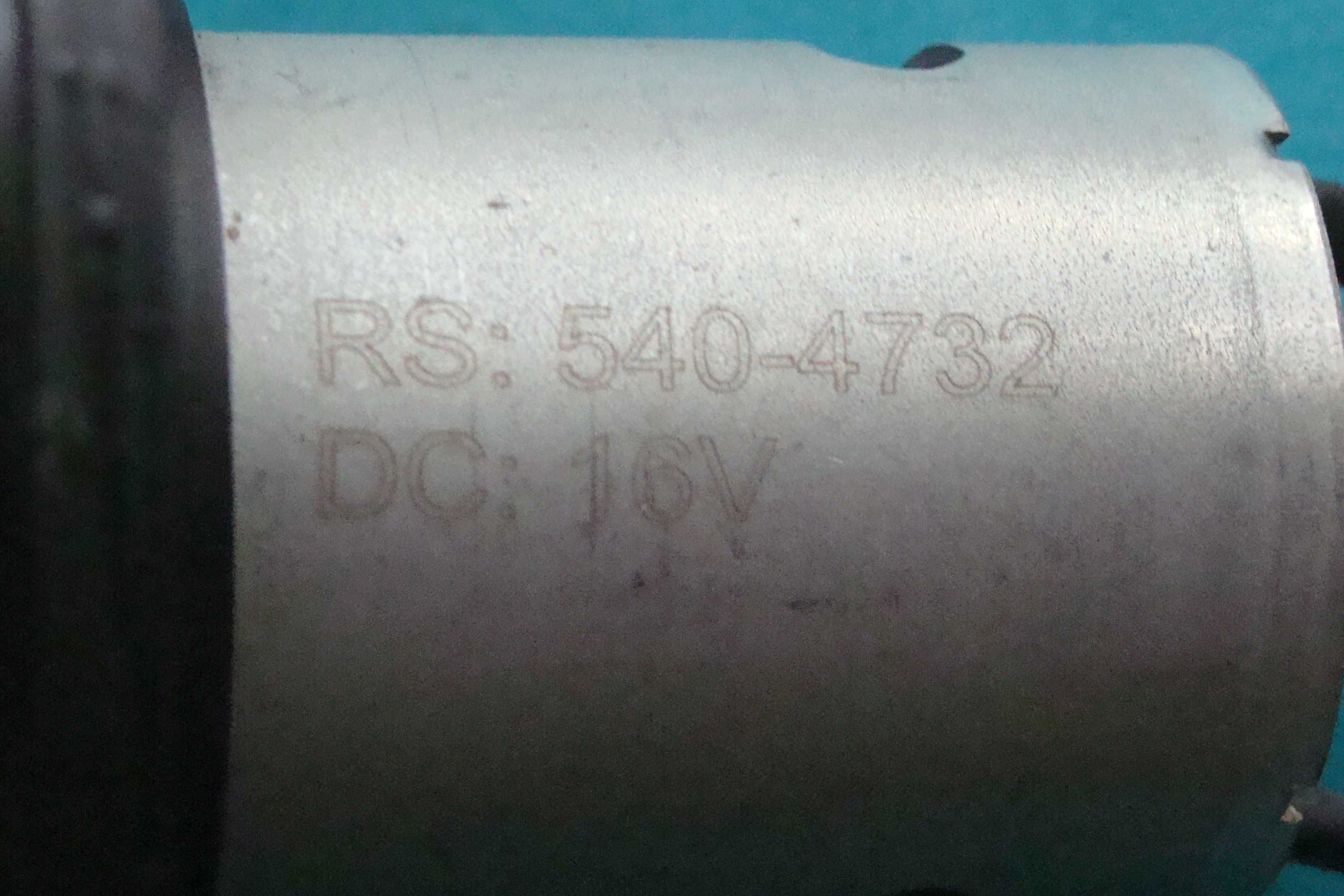 Silnik DC 16V z turb ..od odkurzacza pionowego Silver Crest SHSS 16 A1