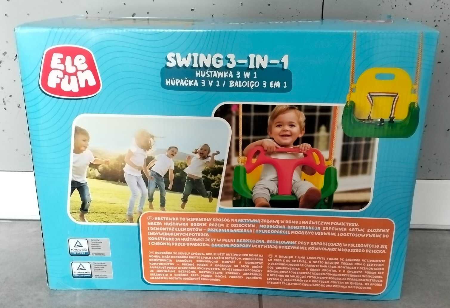 Huśtawka 3w1 Elefun