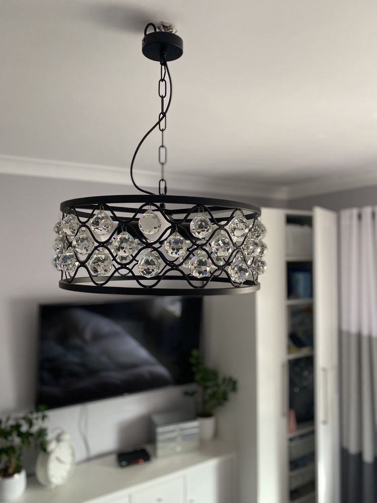 Lampa sufitowa z kryształami glamour- do negocjacji