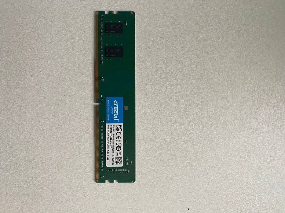 Комплект RAM Crucial 16GB DDR4 3200 — б/у, ідеал для Ryzen/Intel