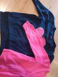 Sweter bluza dla dziewczynki 128 zestaw