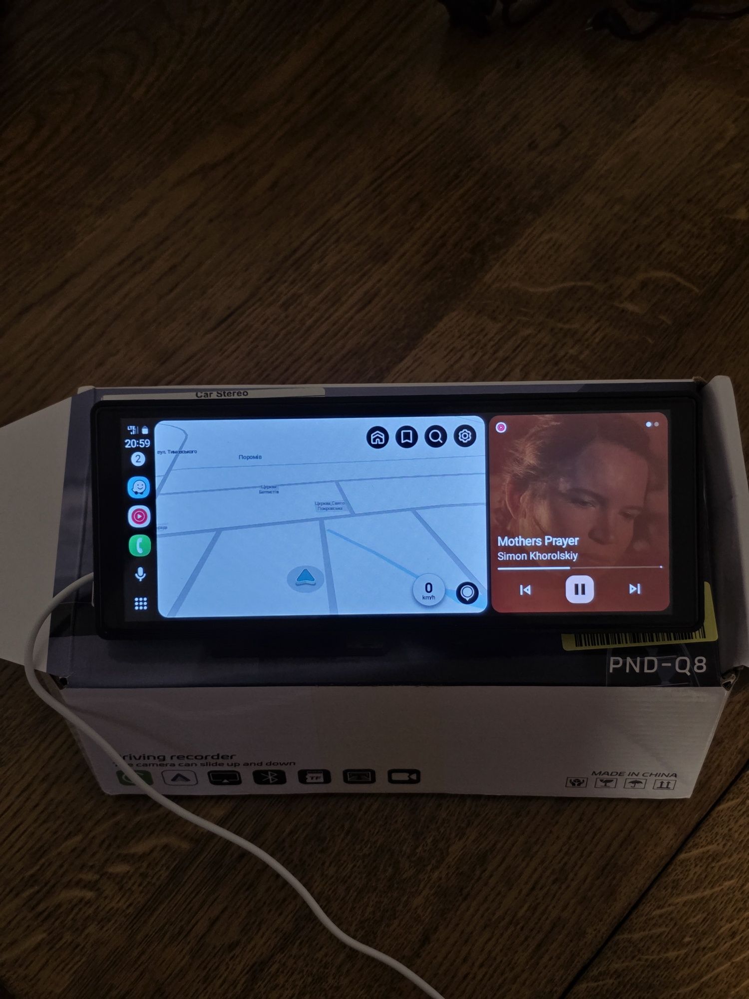 Відеореєстратор Car play, Android auto.