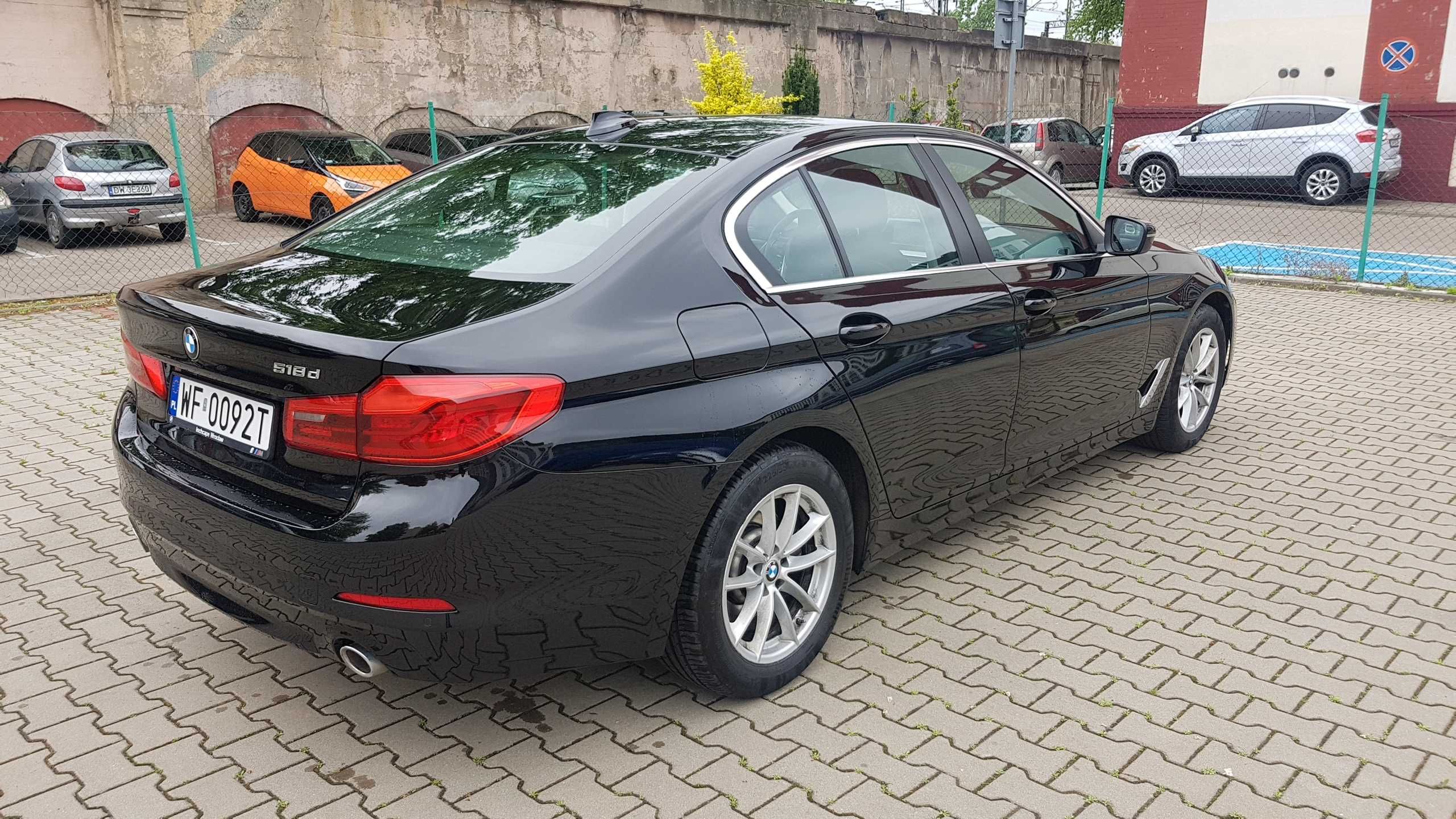 BMW 5, 518d, Wynajem długoterminowy samochodów, wypożyczalnia aut