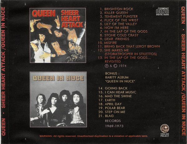 Queen - Sheer heart attack/Queen in nuce