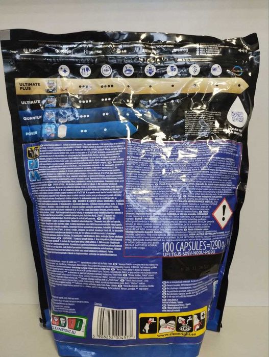 Finish Ultimate 100шт капсули для посудомийки/таблетки для посудомойки