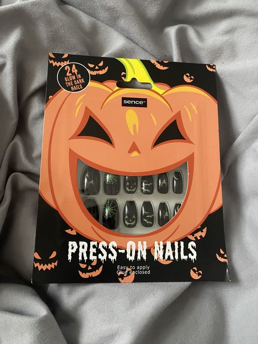 Tipsy sztuczne paznokcie Halloween