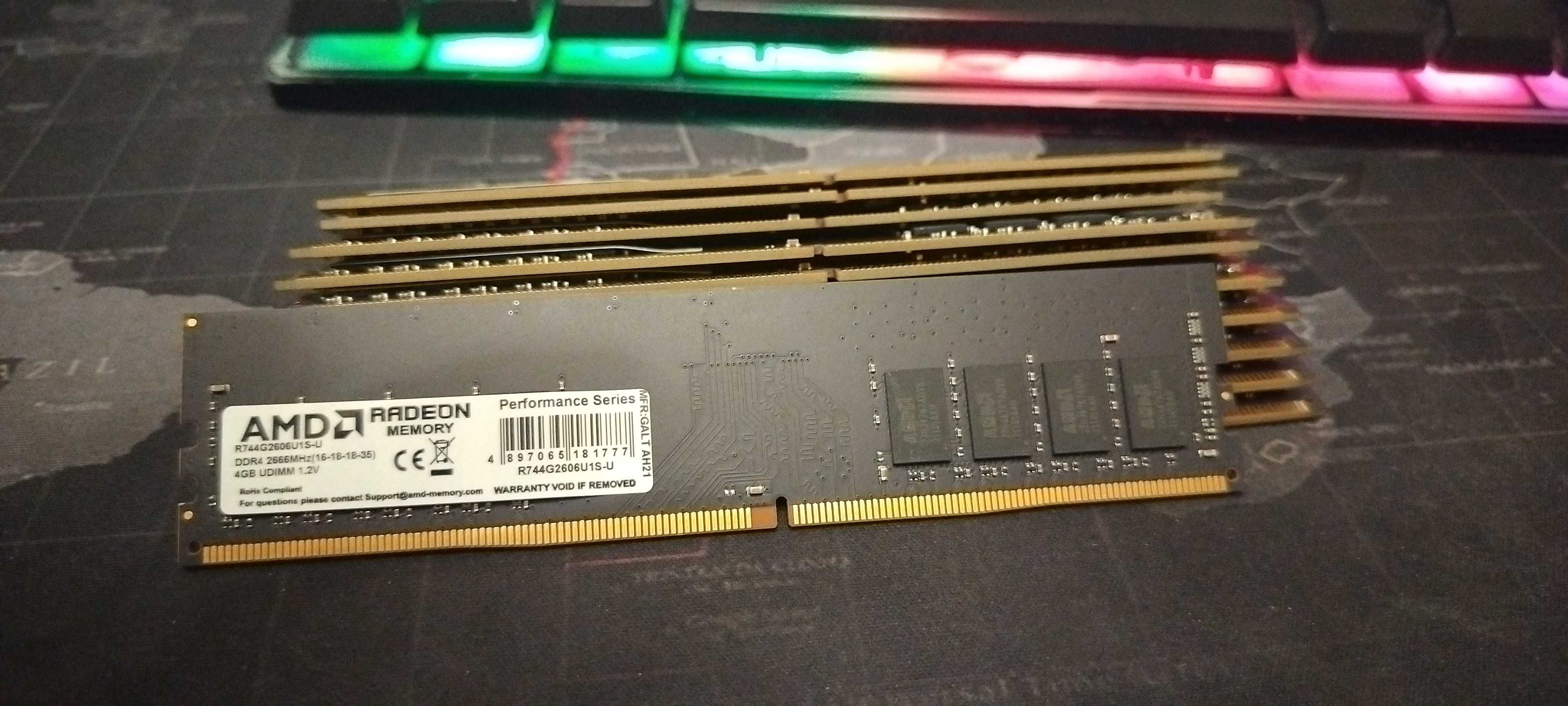 Оперативна пам'ять: AMD Radeon R7 DDR4 4GB 2666MHz