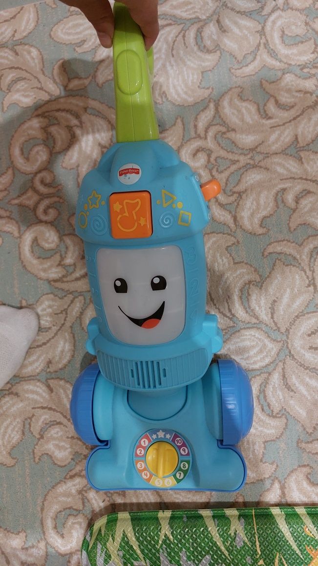 Каталки интерактивный пылесос kiddieland fisher price