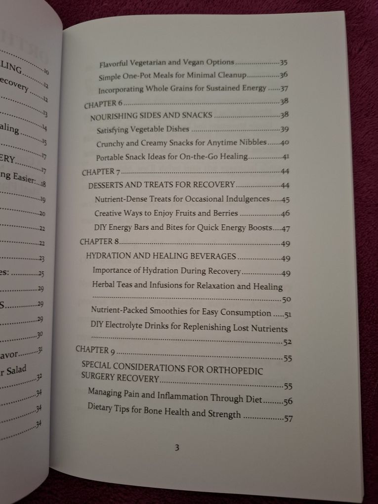 Orthopedic Surgery Recovery Cookbook - Dr. Allan Freda dieta cirurgia