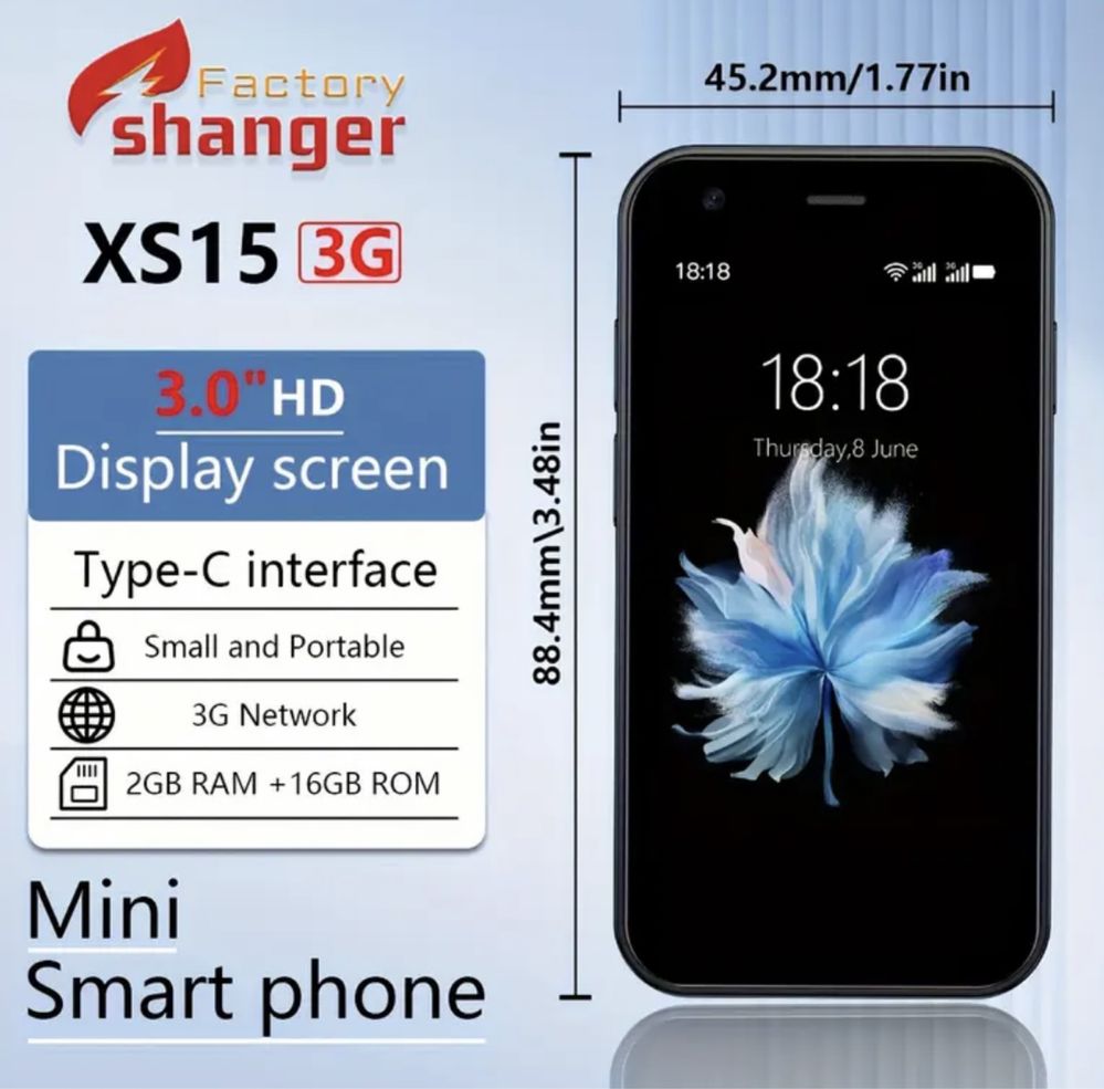 Nowy mini smartfon, idealny do ściągania na sprawdzianie lub ukrycia !