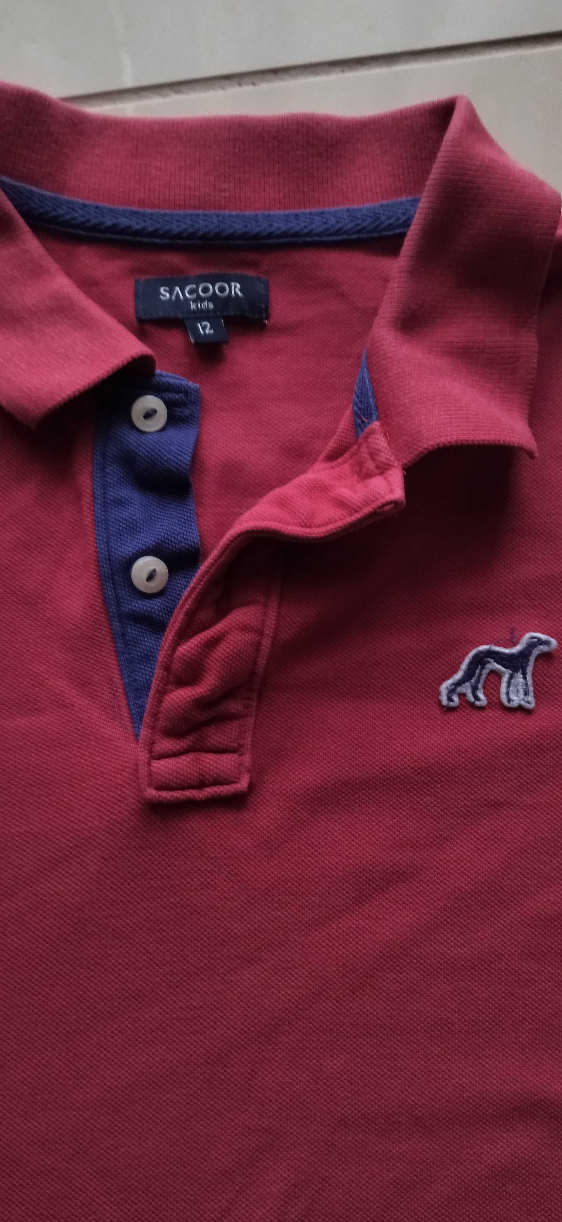 Polo vermelho da Sacoor