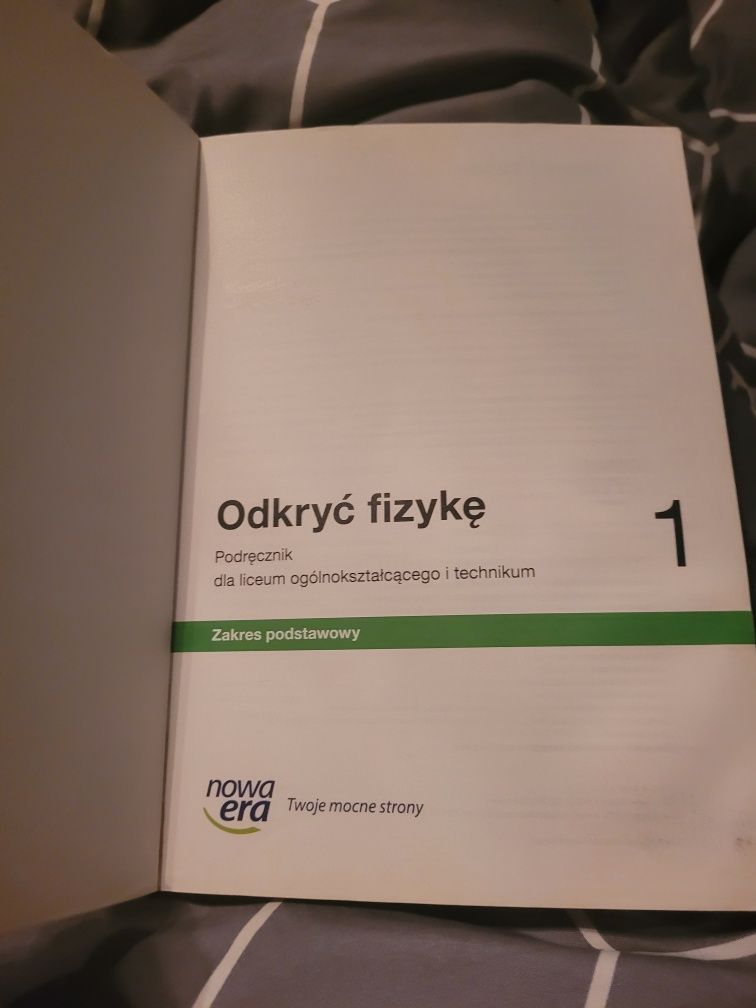 Odkryć fizykę  1 podręcznik