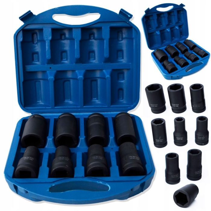 Гайковерт ударний пневматичний 1" BJC 355 3500Nm з насадками 10шт