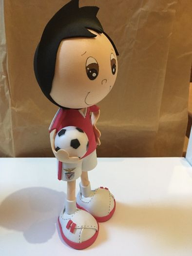 Boneco Jogador de Futebol em EVA - manualidades