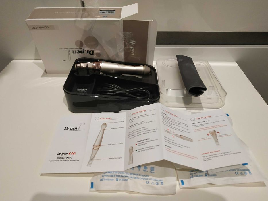 Nowy, dr Pen E30c 8 kartridży w cenie dermapen, dermoabrazja