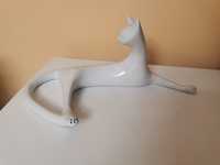 Figurka Porcelanowa Biały kotek Ćmielów