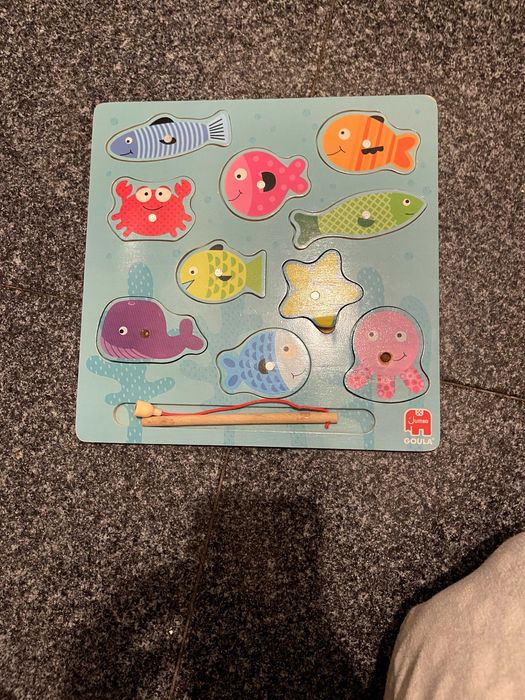 Puzzle Magnético Goula “Pesca Criativa” – Madeira