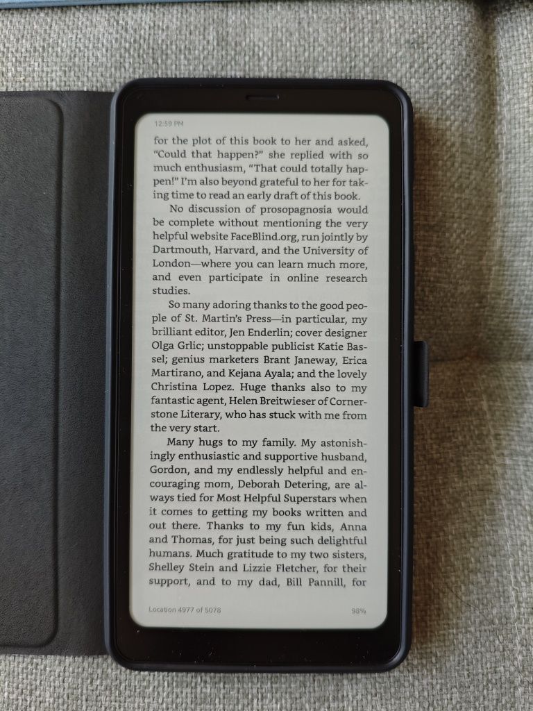 Boox Palma 2 with original cover