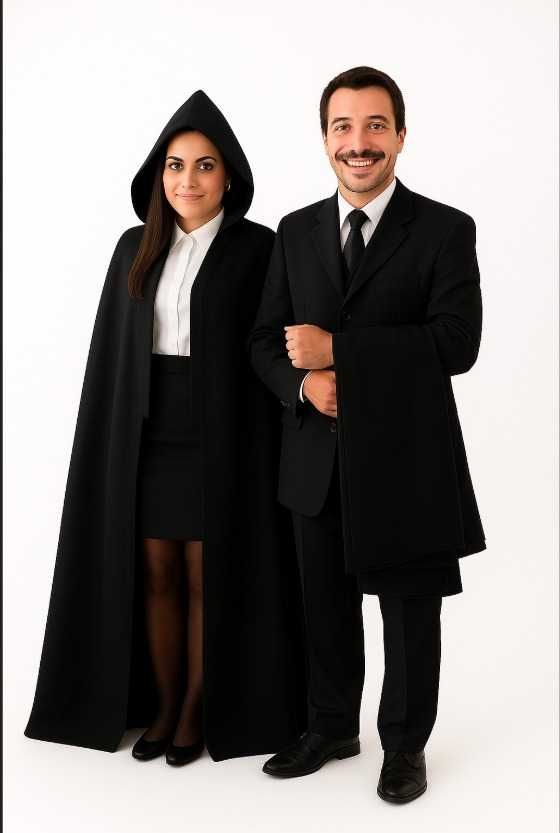 Traje Académico Homem e Mulher