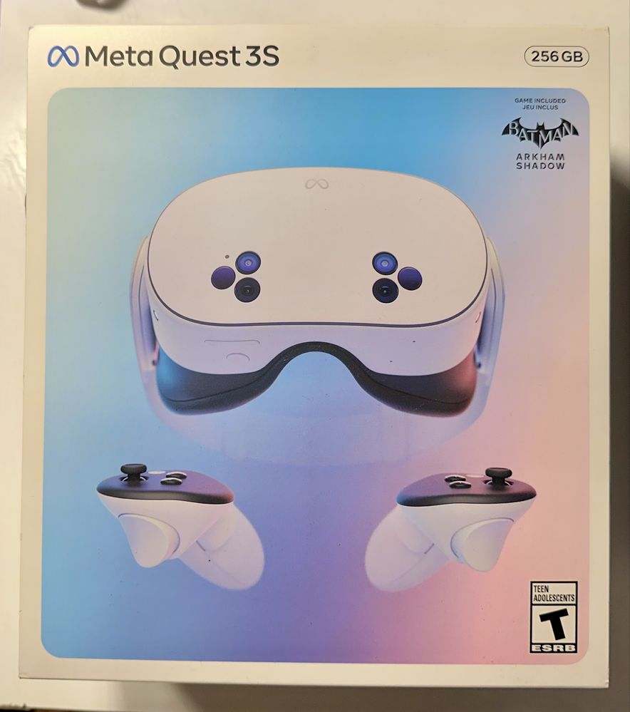 Gogle VR Meta Quest 3S 256 GB zestaw