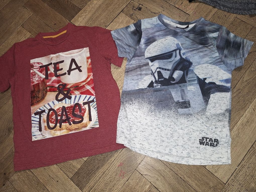 Zestaw dla chłopca 128/134 koszulka T-shirt Minecraft Star Wars