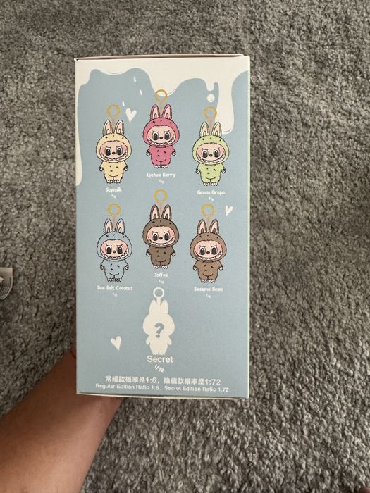 Pop Mart Labubu Exciting Macaron Autêntico Figura de Vinil com Rosto