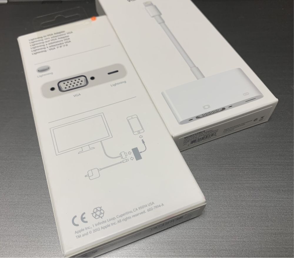 Переходник с iPhone на монітор,проектор Lightning to VGA adapter A1439