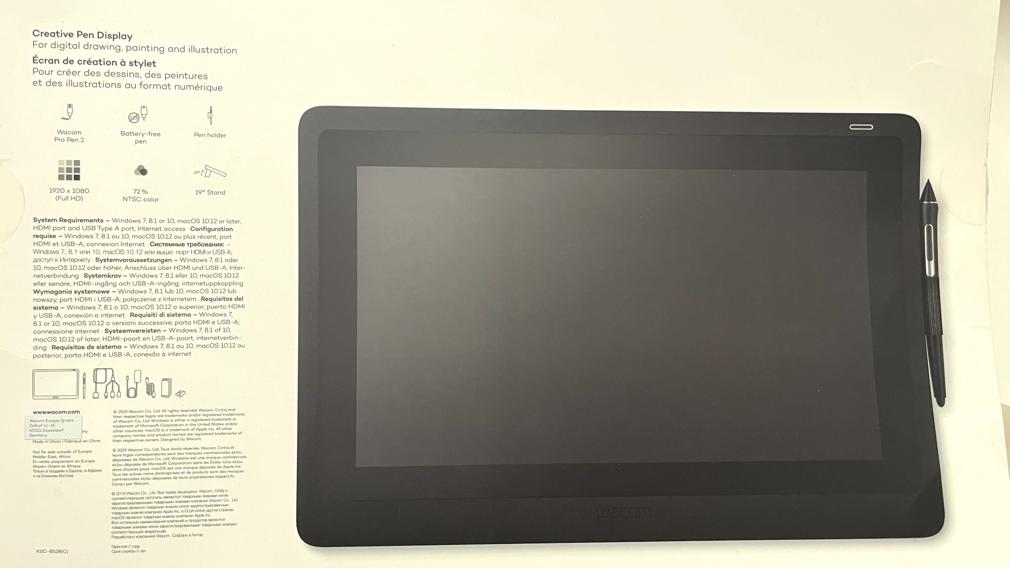 Tablet graficzny Wacom Cintiq 16