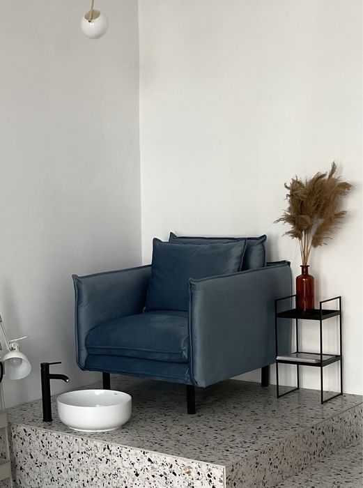 Niebieski Fotel Nimbus