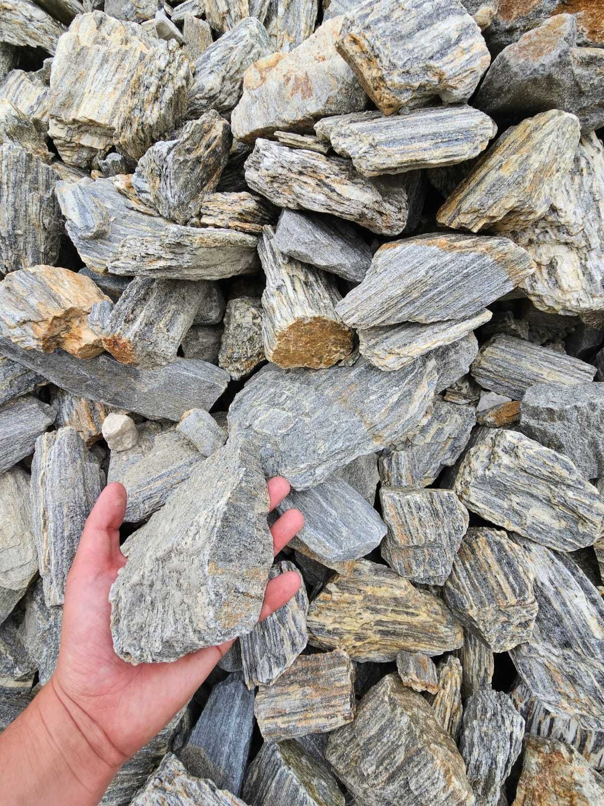 Kora kamienna, gnejs, gabion, kamień ozdobny ogrodowy 60-120 mm.