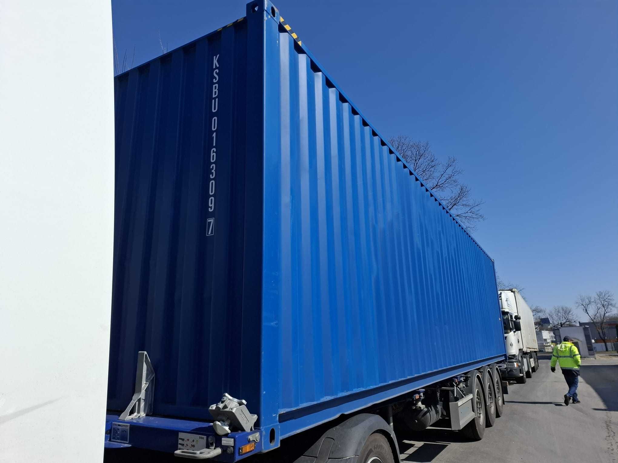Kontener morski 40'HC 12m magazyn nowy One Way