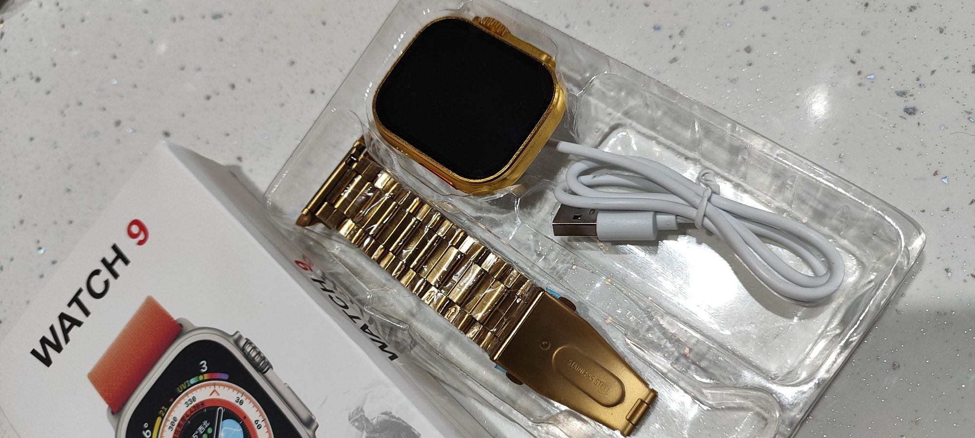 Hit smartwatch ultra 9 gold