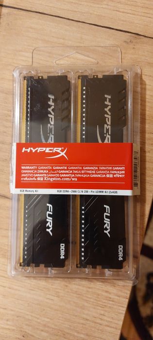 PAMIĘĆ RAM DDR4 8GB (2x4GB) HyperX Fury 2665MHz