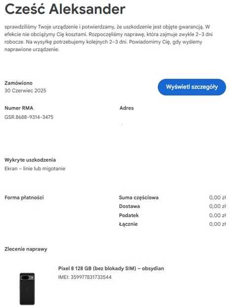 Google Pixel 8 128 GB Obsidian