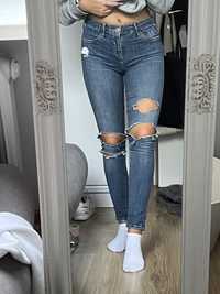 Rurki skinny jeans spodnie