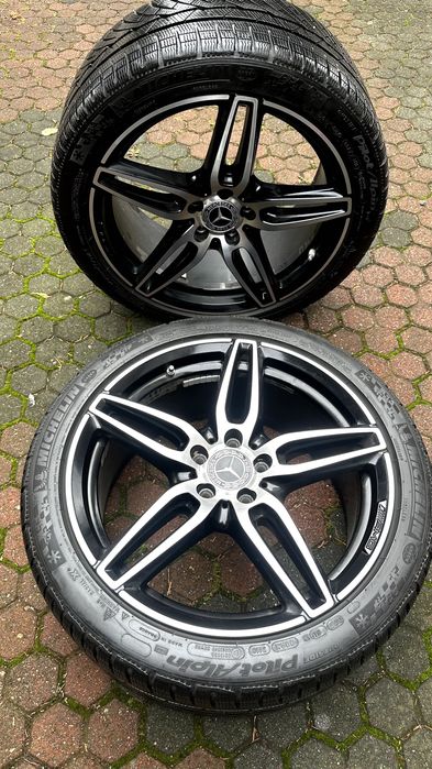 KOMPLET Felg Mercedes 19 Oryginał z oponami ZIMA 245/40/19 275/35/19