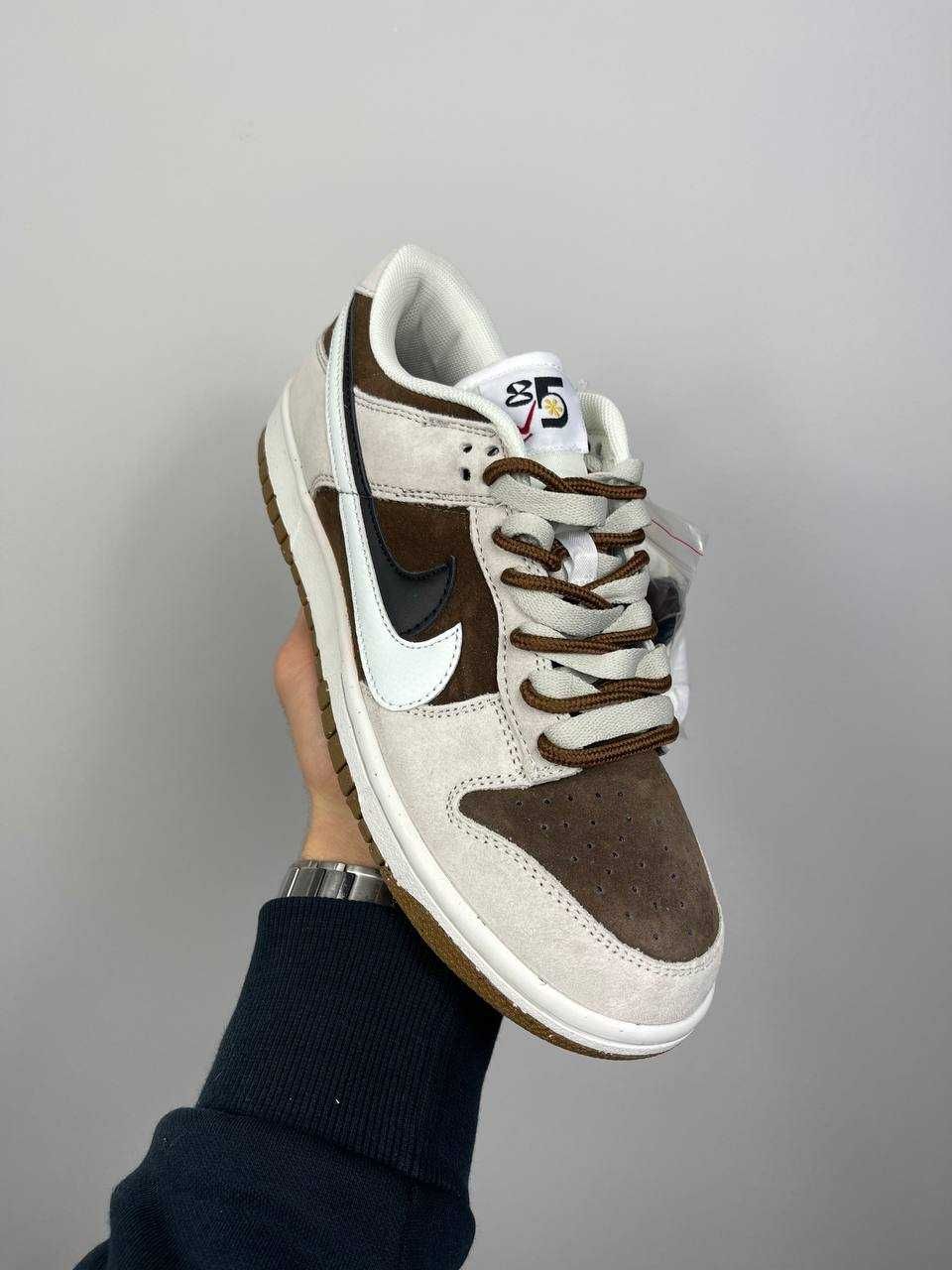 Чоловічі кросівки Nike SB Dunk Low 85 Double Swoosh ‘Beige’ (36-45 р.)