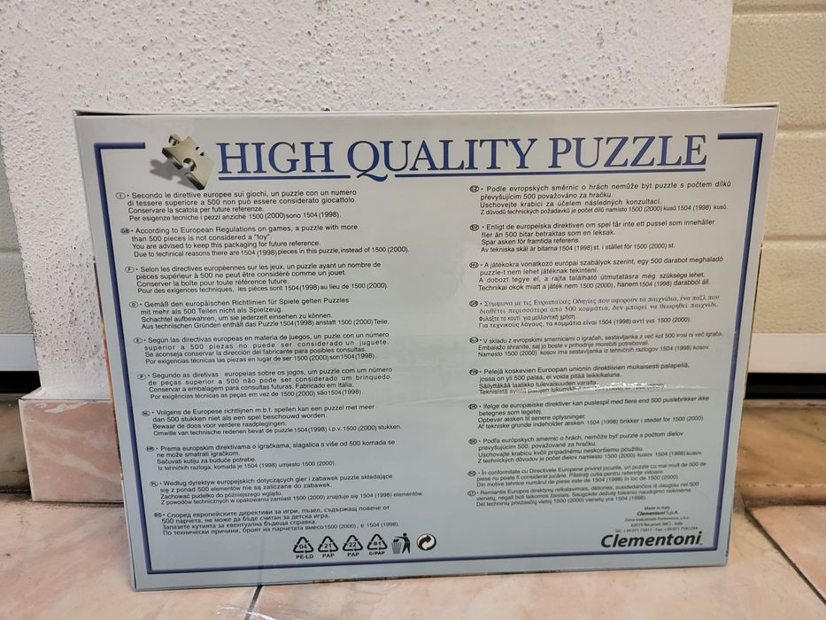 Puzzle de alta qualidade