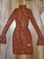 Sukienka siatka,roze,rozm XS,Shein