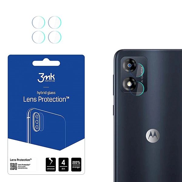 Szkło na aparat 3mk Lens Protection™ hybrydowe na Motorola Moto E13